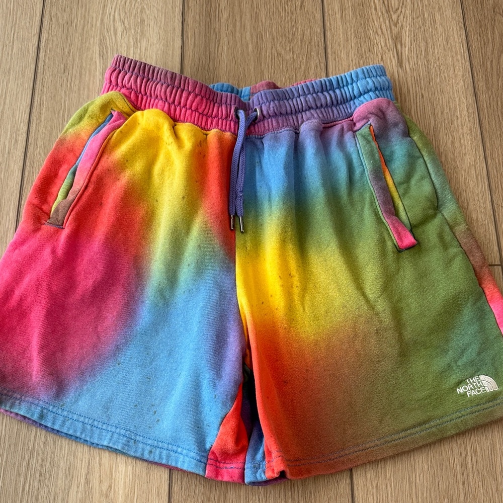 The North Face Men’s Multicolor Tie Dye Print Sweat Shorts Size Men’s S Lounge